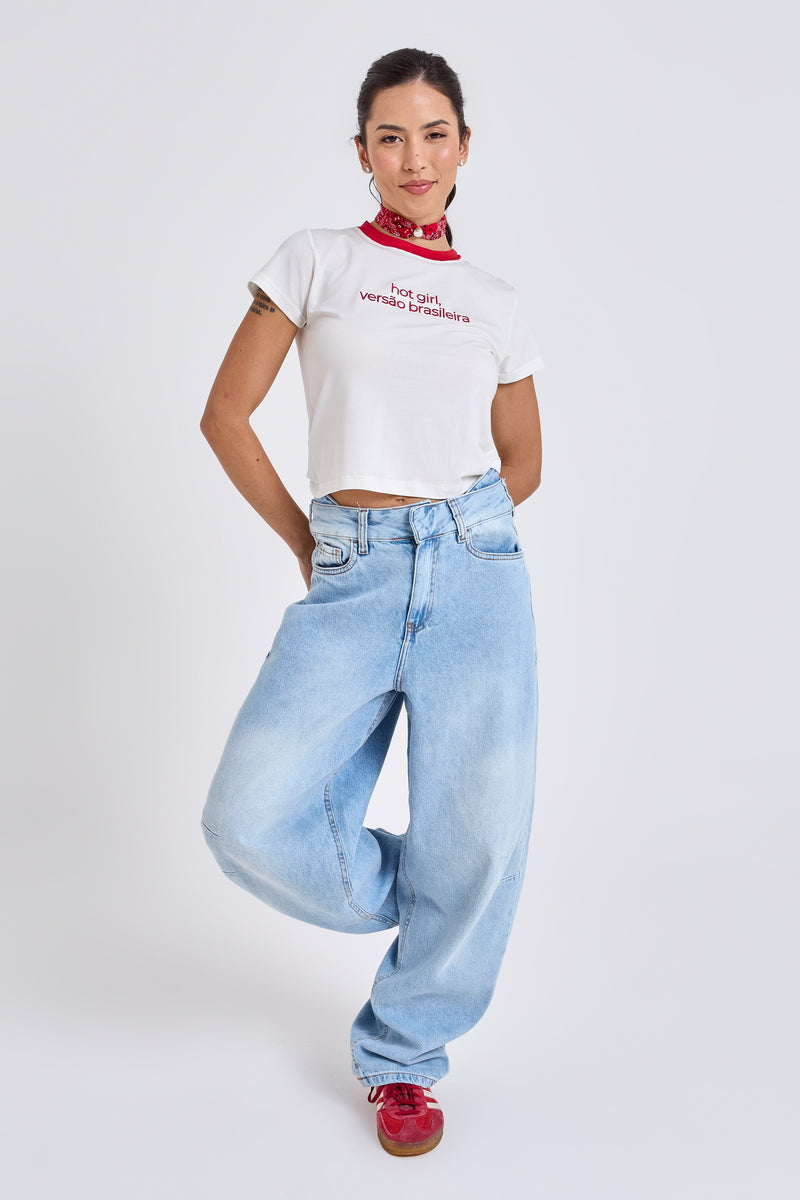 baby tee hot girl, versão brasileira